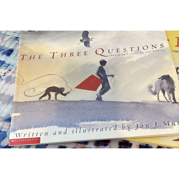 For Me Hard Back By Harden Van Stratton/The 3 Questions By Leo Tolstoy Soft Back - Picture 7 of 8